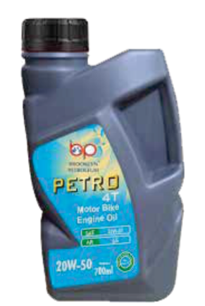 PETRO
4T
Motor Bike Engine Oil
20W-50
700L